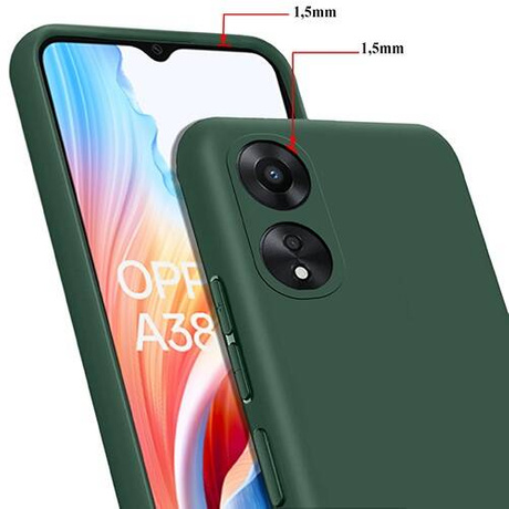 Etui SOFT MATT CASE do Oppo A18 / A38 4G + SZKŁO HARTOWANE