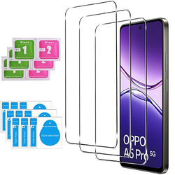 3x SZKŁO HARTOWANE 9H do Oppo A5 / A5 Pro 5G
