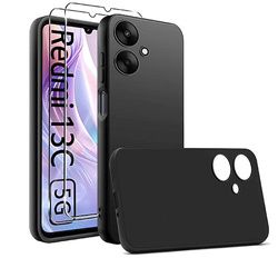 Etui SOFT MATT CASE do Xiaomi Redmi 13C 5G + 2x SZKŁO 9H