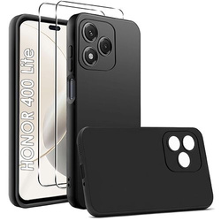 Etui SOFT MATT CASE do Honor 400 Lite + 2X SZKŁO HARTOWANE 9H