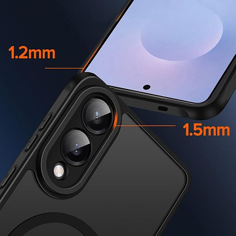 ETUI do Samsung Galaxy S25 Edge MAGSAFE MATOWE CASE + SZKŁO 5D