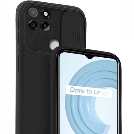 Etui do Realme C25Y CAMSHIELD Silicone + SZKŁO HARTOWANE