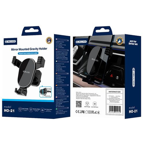 JELLICO MOCNE MOCOWANIE UCHWYT SAMOCHODOWY GRAWITACYJNY DO KRATKI AUTA NA TELEFON