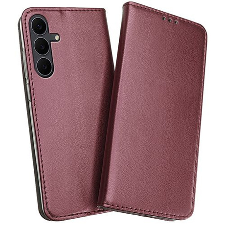 Etui do Samsung Galaxy S25 FE skórzane magnetyczne z klapką + SZKŁO HARTOWANE