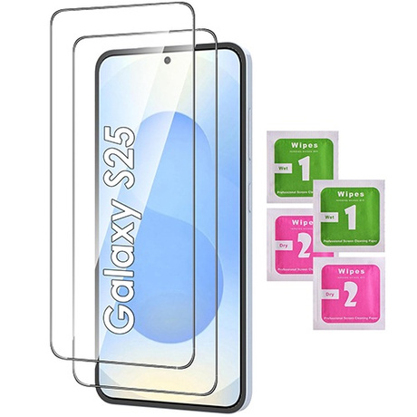 Etui do Samsung Galaxy S25 5G CLEAR VIEW Cover Case + 2x SZKŁO HARTOWANE