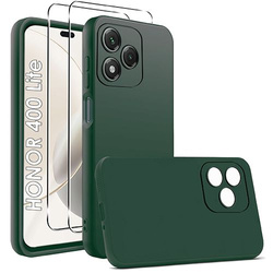 Etui SOFT MATT CASE do Honor 400 Lite + 2X SZKŁO HARTOWANE 9H