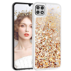 Etui do Samsung Galaxy A22 5G BROKAT LIQUID CASE + SZKŁO HARTOWANE