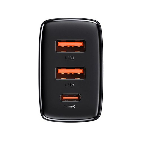 Ładowarka sieciowa Baseus 2xUSB-A USB-C QC 30W kostka do telefonu / tabletu