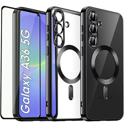 Etui do Samsung Galaxy A36 5G Silicone do Magsafe  + 5D SZKŁO HARTOWANE