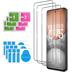 3x SZKŁO HARTOWANE 9H do Realme C75 / Realme 14X 5G