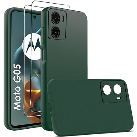 Etui SOFT MATT CASE do Motorola Moto G05 / E15 + 2X SZKŁO HARTOWANE 9H