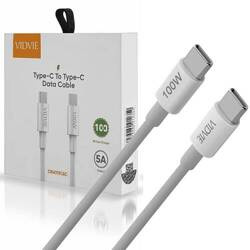 MOCNY KABEL USB-C SZYBKIE ŁADOWANIE TYP-C 5A PD 100W QC 3.0 1metr