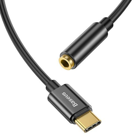 BASEUS PRZEJŚCIÓWKA ADAPTER PRZEWÓD AUDIO AUX USB-C DO MINI JACK 3,5 MM