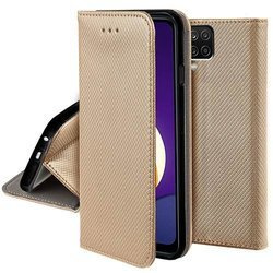Etui do Samsung Galaxy M12 SMART MAGNET CASE + SZKŁO HARTOWANE