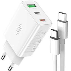 SZYBKA ŁADOWARKA SIECIOWA USB-C QC 3.0 PD + KABEL