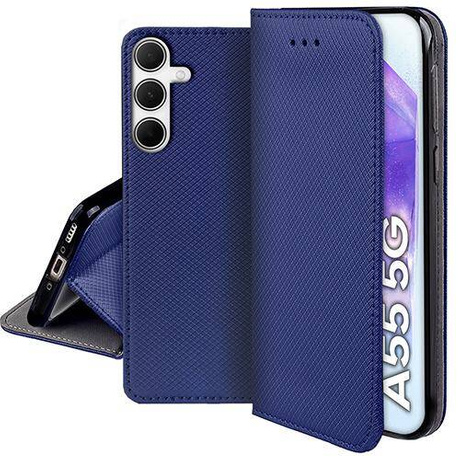 Etui do Samsung Galaxy A55 5G SMART MAGNET CASE + SZKŁO HARTOWANE