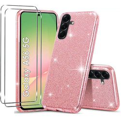 Etui BLING BROKAT CASE do Samsung Galaxy A56 5G + SZKŁO HARTOWANE