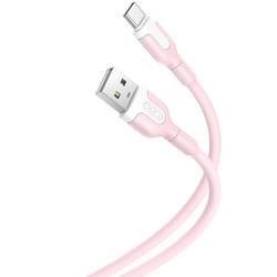 XO Kabel wzmacniany USB-C 2,1A 1M