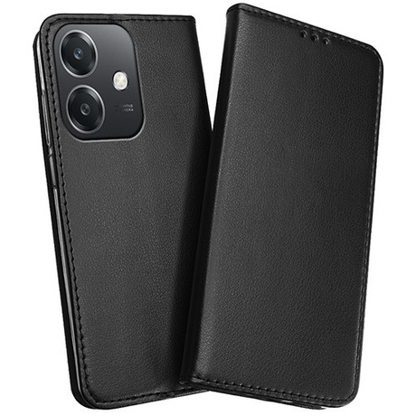 Etui do Oppo A40 / A40m skórzane magnetyczne z klapką + 2x SZKŁO HARTOWANE