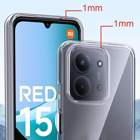 Etui SLIM CASE do Xiaomi Redmi 15C 4G / 5G + 2x SZKŁO SZYBKA 9H