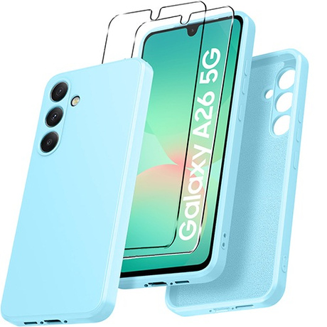 Etui do Samsung Galaxy A26 5G SILICONE CASE + 2x SZKŁO HARTOWANE