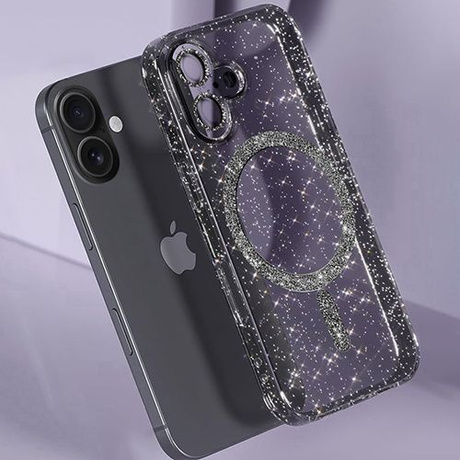 Etui do iPhone 17 do Magsafe Clear Shine  + SZKŁO HARTOWANE 5D
