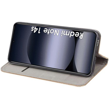 Etui do Xiaomi Redmi Note 14s SMART MAGNET CASE + 2X SZKŁO HARTOWANE