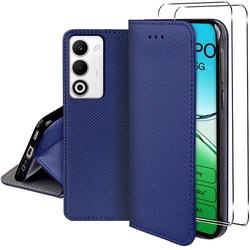 Etui do Oppo A5 5G SMART MAGNET CASE + 2X SZKŁO HARTOWANE