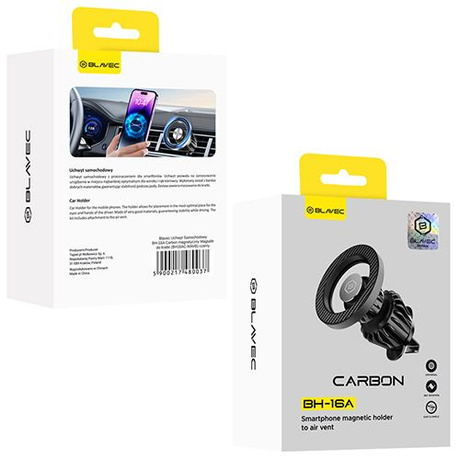 Blavec MOCNE MOCOWANIE UCHWYT SAMOCHODOWY DO MAGSAFE KRATKI AUTA NA TELEFON