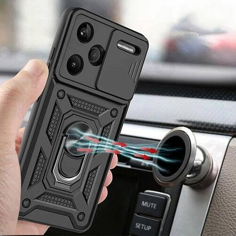 Etui do Xiaomi Redmi Note 13 Pro Plus 5G SLIDE RING CASE PANCERNE 