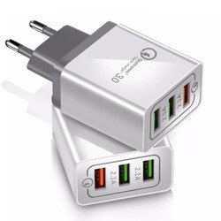 Ładowarka Sieciowa 3x USB Quick Charge 3.0 FAST CHARGE
