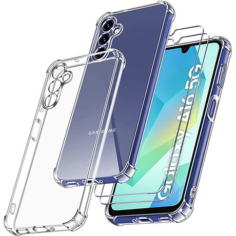 Etui do Samsung Galaxy A16 4G / 5G ANTI SHOCK CASE + 2x SZKŁO 9H