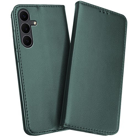 Etui do Samsung Galaxy S25 FE skórzane magnetyczne z klapką + SZKŁO HARTOWANE