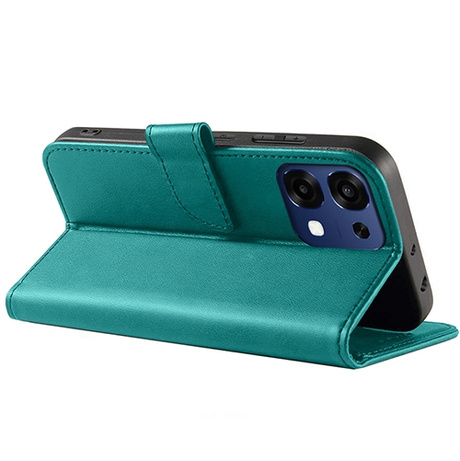 Etui do Oppo A6 Pro 5G SKÓRZANE SKIN + 2x SZKŁO HARTOWANE 9H