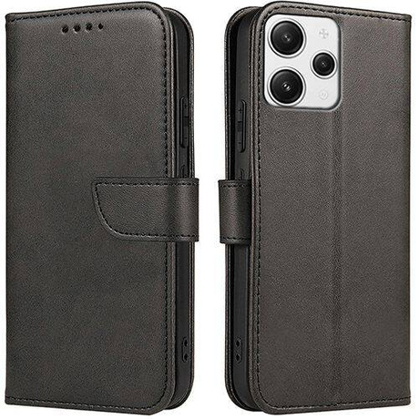 Etui do Xiaomi Redmi 12 4G SKÓRZANE SKIN + SZKŁO HARTOWANE