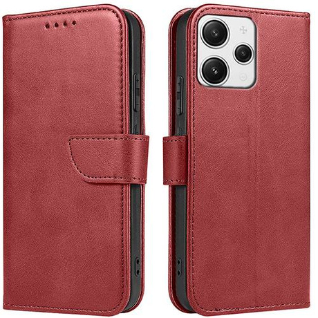 Etui do Xiaomi Redmi 12 4G SKÓRZANE SKIN + SZKŁO HARTOWANE