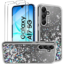Etui do Samsung Galaxy A17 5G BROKATOWE CASE + 2x SZKŁO HARTOWANE