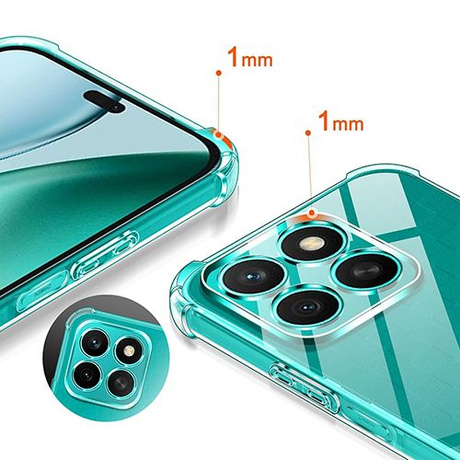 Etui do Honor X8c ANTI SHOCK CASE + 2x SZKŁO HARTOWANE