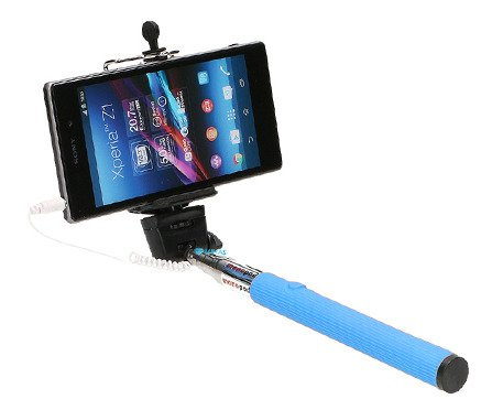 Uchwyt do zdjęć kijek selfie monopod mocowanie 1/4'' z kablem