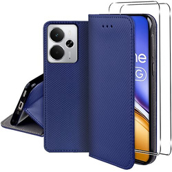 Etui do Realme 14 5G / Realme 14T 5G SMART MAGNET CASE + 2X SZKŁO HARTOWANE
