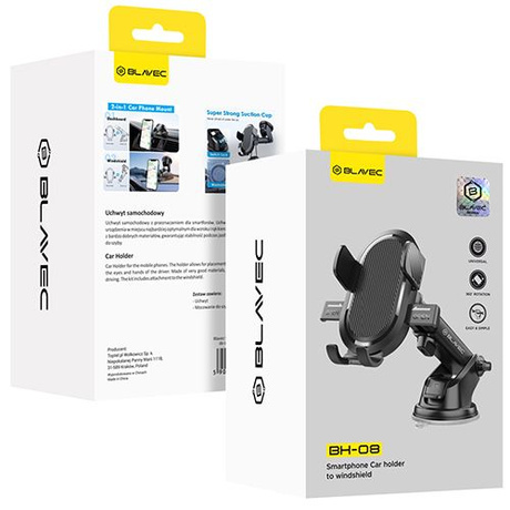 UCHWYT Blavec DO SAMOCHODU NA TELEFON SZYBĘ DESKĘ KOKPIT SAMOCHODOWY HOLDER MOCNY