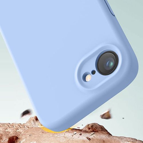 Etui do iPhone 16e SILICONE CASE + 2x SZKŁO HARTOWANE