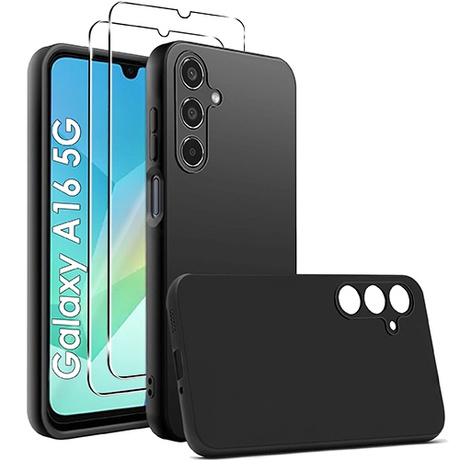 Etui SOFT MATT CASE do Samsung Galaxy A16 4G / 5G + 2X SZKŁO HARTOWANE