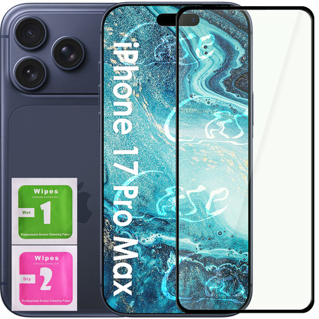 SZKŁO HARTOWANE 5D do iPhone 17 Pro Max szybka na cały ekran 