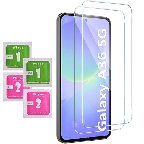 Etui do Samsung Galaxy A36 5G CLEAR VIEW Cover Case + 2x SZKŁO HARTOWANE