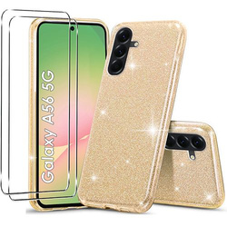 Etui BLING BROKAT CASE do Samsung Galaxy A56 5G + SZKŁO HARTOWANE