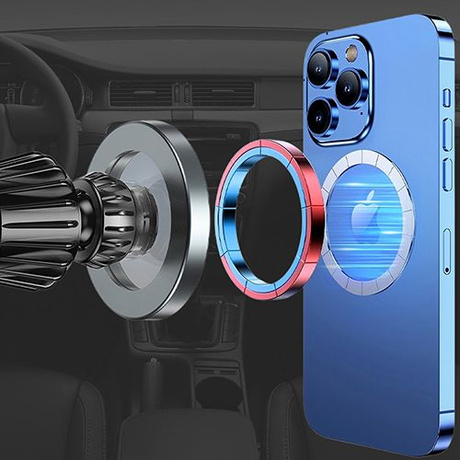 Blavec MOCNE MOCOWANIE UCHWYT SAMOCHODOWY DO MAGSAFE KRATKI AUTA NA TELEFON