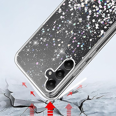 Etui do Samsung Galaxy A17 5G BROKATOWE CASE + 2x SZKŁO HARTOWANE