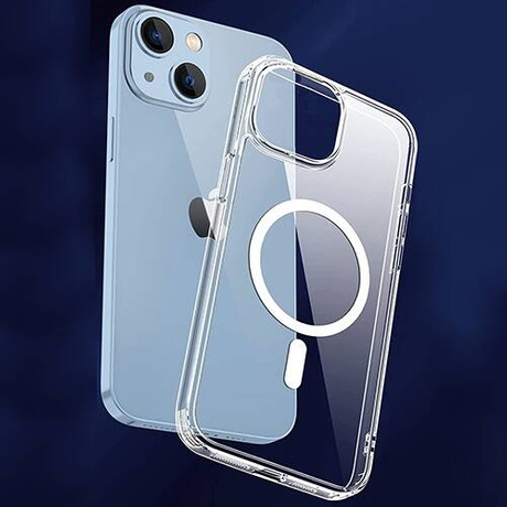 ETUI do iPhone 15 Plus MagSafe Silicone Case + SZKŁO HARTOWANE 5D na cały ekran