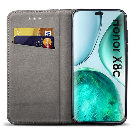 Etui do Honor X8c SMART MAGNET CASE + 2X SZKŁO HARTOWANE